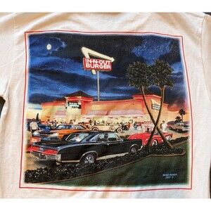 IN-N-OUT Burger California T-Shirt Size SMALL 2012 Mike Rider Graphic Tee